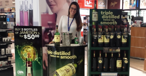 Jameson Duty Free Shop Miami Airport March 2014 Adelante Live